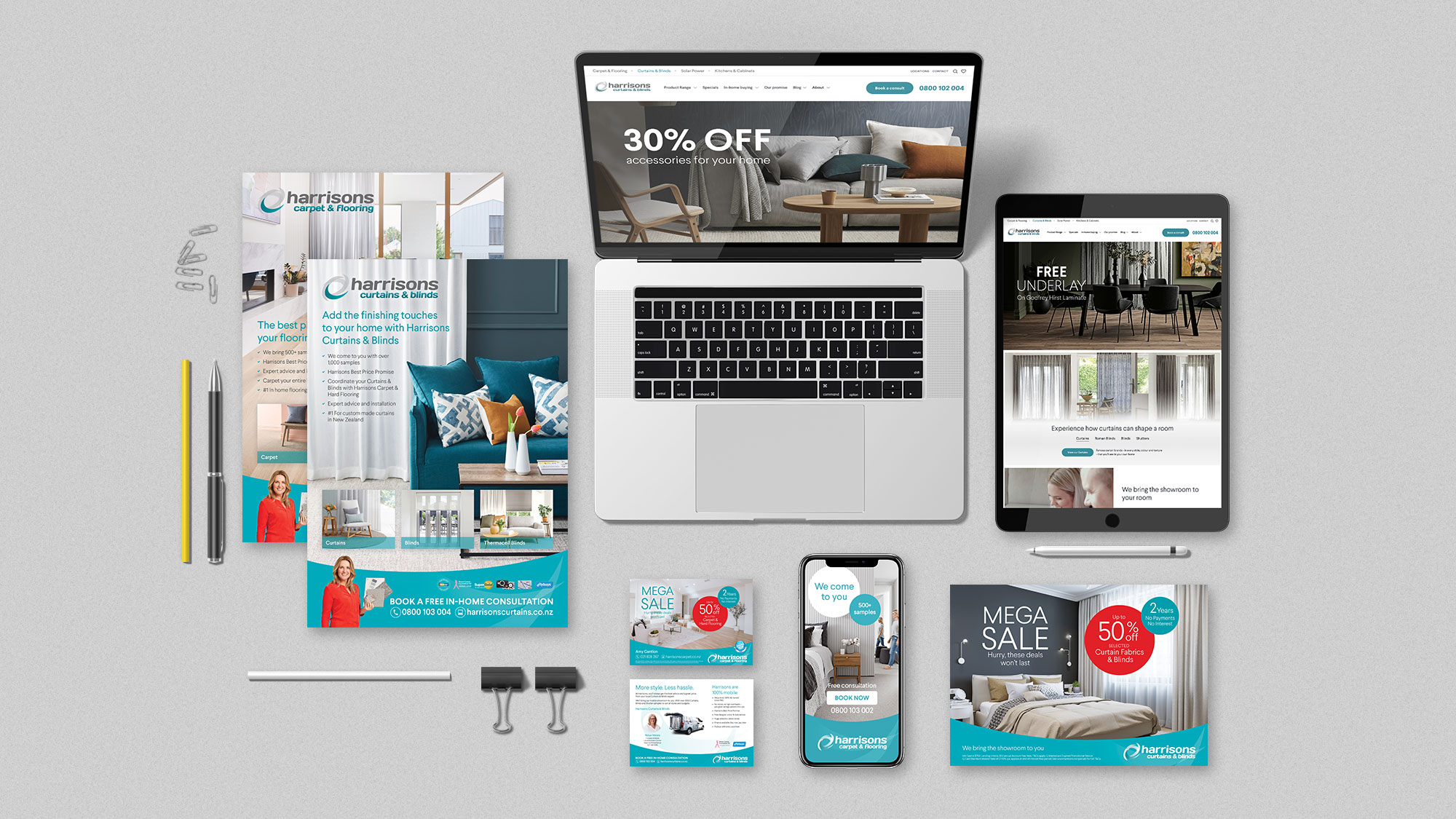 Portfolio project for Harrisons